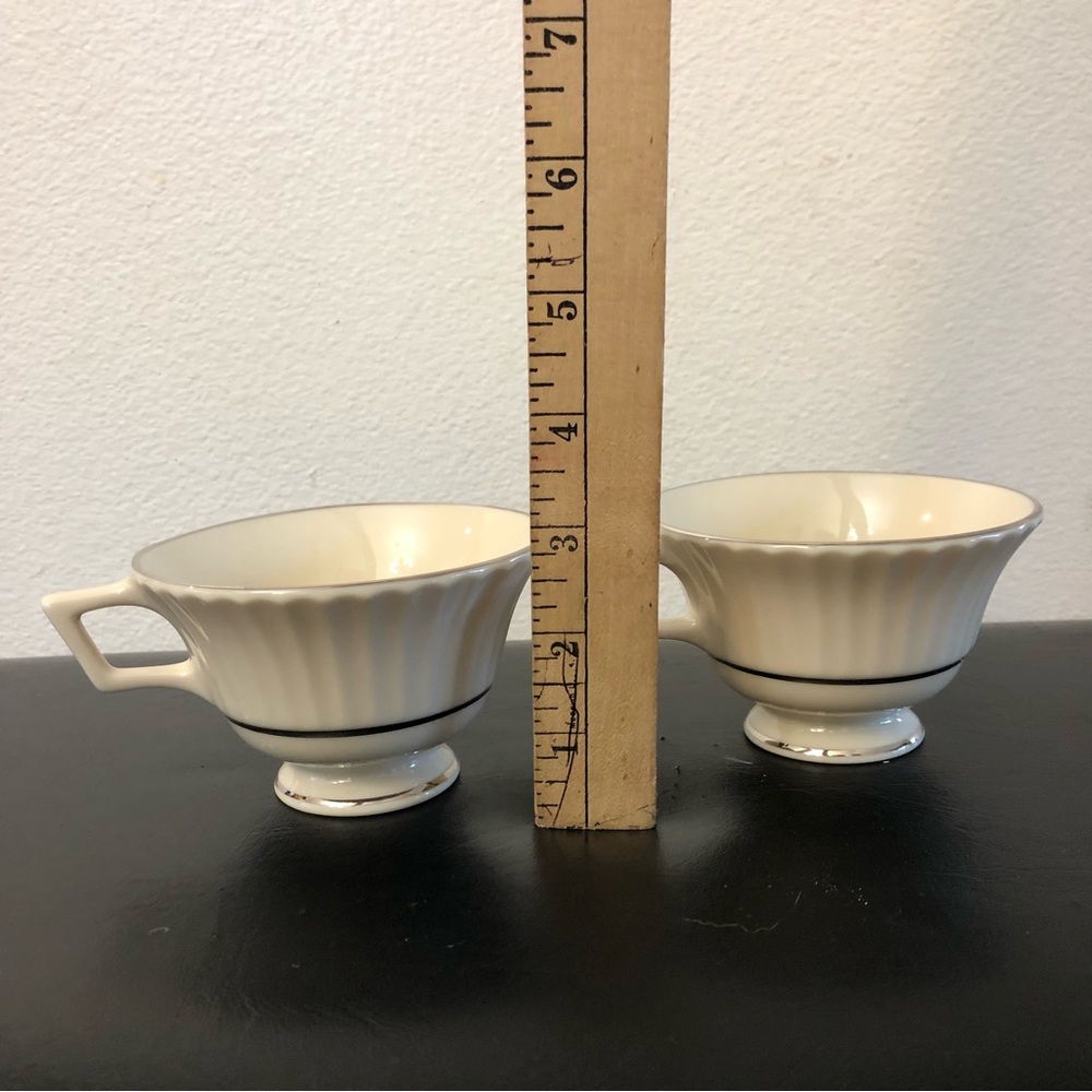 Vintage Lenox Colonnade Platinum teacups in Excellent condition - Picture 11 of 12
